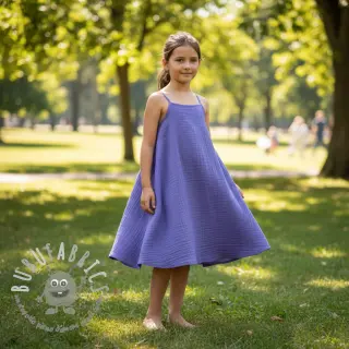 Mussola/Doppia garza lavender