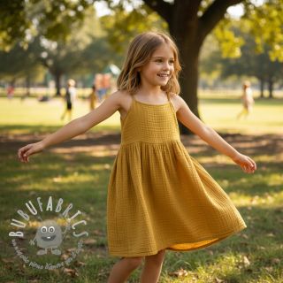 Mussola/Doppia garza gold