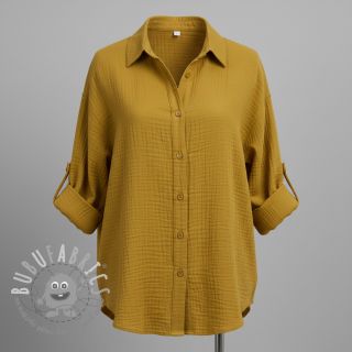 Mussola/Doppia garza gold