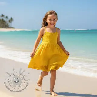 Mussola/Doppia garza lemon