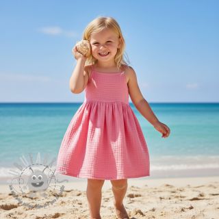 Mussola/Doppia garza pink ORGANIC