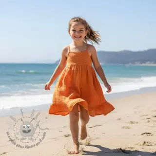 Mussola/Doppia garza orange