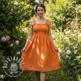 Mussola/Doppia garza orange