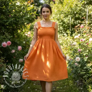 Mussola/Doppia garza orange