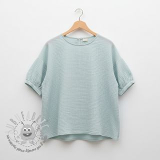 Mussola/Doppia garza baby blue ORGANIC