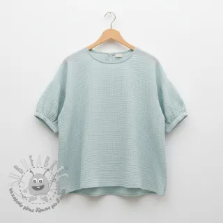 Mussola/Doppia garza baby blue ORGANIC