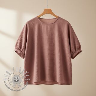 Mussola/Doppia garza old blush ORGANIC