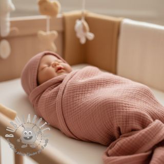 Mussola/Doppia garza blush ORGANIC