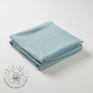 Mussola/Doppia garza teal