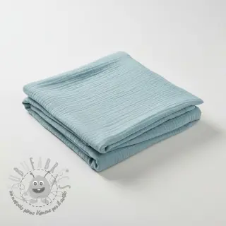 Mussola/Doppia garza teal