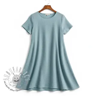 Mussola/Doppia garza teal