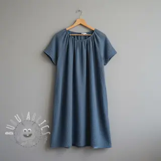 Mussola/Doppia garza jeans blue