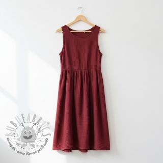 Mussola/Doppia garza bordeaux