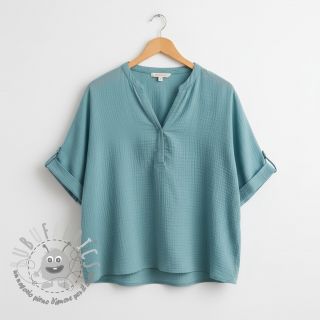 Mussola/Doppia garza blue shadow