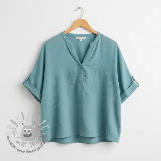 Mussola/Doppia garza blue shadow
