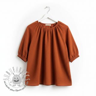 Mussola/Doppia garza rust