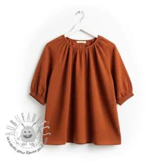Mussola/Doppia garza rust
