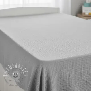 Mussola/Doppia garza light grey