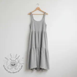 Mussola/Doppia garza light grey