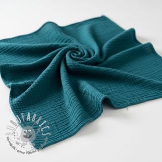 Mussola/Doppia garza petrol