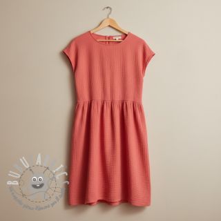 Mussola/Doppia garza coral