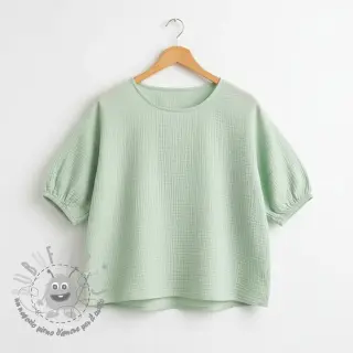 Mussola/Doppia garza mint