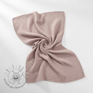 Mussola/Doppia garza old rose