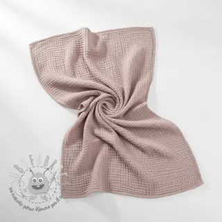 Mussola/Doppia garza old rose