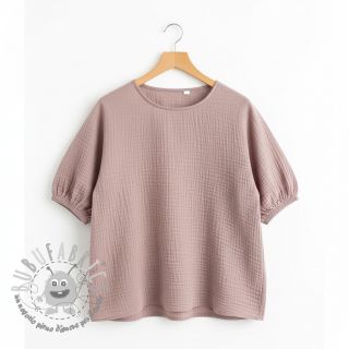 Mussola/Doppia garza old rose