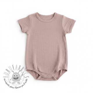 Mussola/Doppia garza old rose