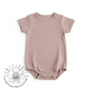 Mussola/Doppia garza old rose