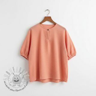 Mussola/Doppia garza salmon