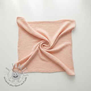 Mussola/Doppia garza light salmon ORGANIC