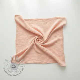 Mussola/Doppia garza light salmon ORGANIC