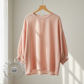 Mussola/Doppia garza light salmon ORGANIC