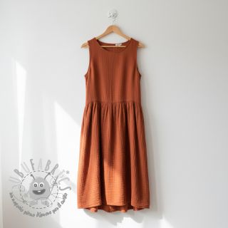 Mussola/Doppia garza terra ORGANIC