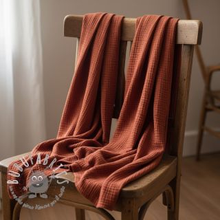 Mussola/Doppia garza terra ORGANIC