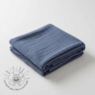 Mussola/Doppia garza jeans blue ORGANIC