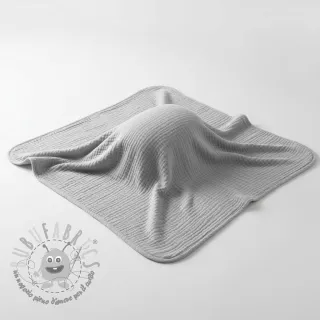 Mussola/Doppia garza light grey ORGANIC