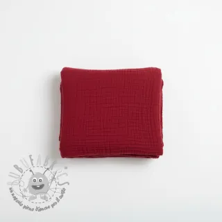 Mussola/Doppia garza red ORGANIC