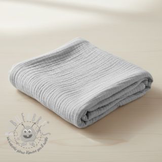 Mussola/Doppia garza light grey ORGANIC