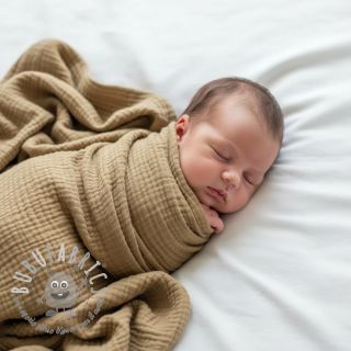 Mussola/Doppia garza beige ORGANIC