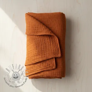 Mussola/Doppia garza rust ORGANIC