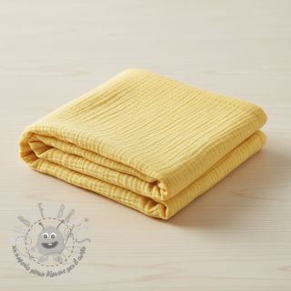 Mussola/Doppia garza soft yellow ORGANIC