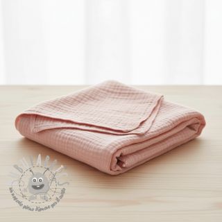 Mussola/Doppia garza light rose ORGANIC