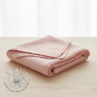 Mussola/Doppia garza light rose ORGANIC