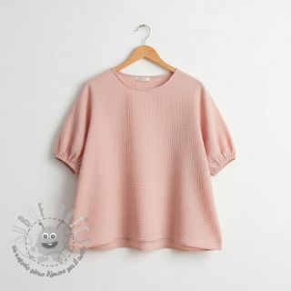 Mussola/Doppia garza light rose ORGANIC