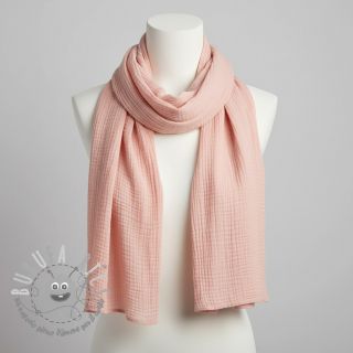 Mussola/Doppia garza light rose ORGANIC