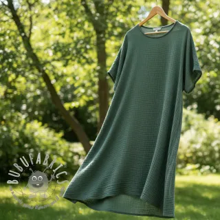 Mussola/Doppia garza green ORGANIC