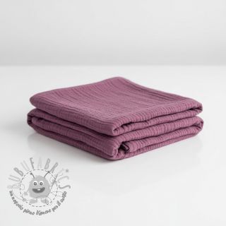 Mussola/Doppia garza purple ORGANIC